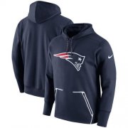 Wholesale Cheap Men's New England Patriots Nike Navy Champ Drive Vapor Speed Performance Pullover Hoodie