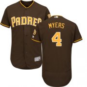 Wholesale Cheap Padres #4 Wil Myers Brown Flexbase Authentic Collection Stitched MLB Jersey
