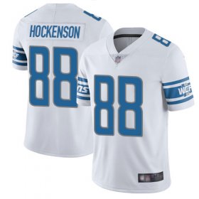 Wholesale Cheap Nike Lions #88 T.J. Hockenson White Men\'s Stitched NFL Vapor Untouchable Limited Jersey