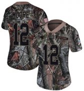 Wholesale Cheap Nike Panthers #12 DJ Moore Camo Women's Stitched NFL Limited Rush Realtree Jersey