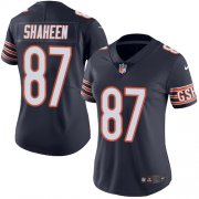 Wholesale Cheap Nike Bears #87 Adam Shaheen Navy Blue Team Color Women's Stitched NFL Vapor Untouchable Limited Jersey