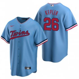 Wholesale Cheap Men\'s Minnesota Twins #26 Max Kepler Blue Cool Base Stitched Jersey