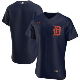 Wholesale Cheap Detroit Tigers Men\'s Nike Navy Alternate 2020 Authentic Team MLB Jersey