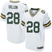 Wholesale Cheap Nike Packers #28 AJ Dillon White Men's Stitched NFL New Elite Jersey