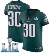 Wholesale Cheap Nike Eagles #30 Corey Clement Midnight Green Team Color Super Bowl LII Men's Stitched NFL Vapor Untouchable Elite Jersey