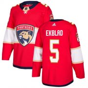 Wholesale Cheap Adidas Panthers #5 Aaron Ekblad Red Home Authentic Stitched Youth NHL Jersey