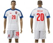 Wholesale Cheap Czech #20 Novak Away Soccer Country Jersey