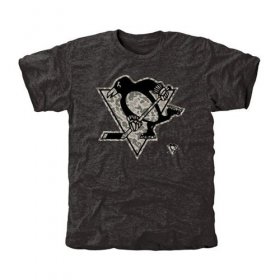 Wholesale Cheap Men\'s Pittsburgh Penguins Black Rink Warrior T-Shirt