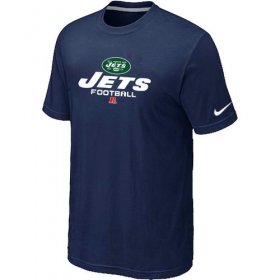 Wholesale Cheap Nike New York Jets Critical Victory NFL T-Shirt Midnight Blue