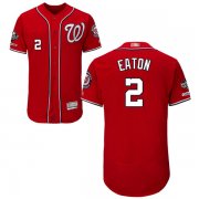 Wholesale Cheap Nationals #2 Adam Eaton Red Flexbase Authentic Collection 2019 World Series Champions Stitched MLB Jersey