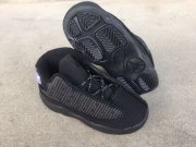 Wholesale Cheap Little Kids Jordan 13 Shoes Black Grey