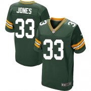 Wholesale Cheap Nike Packers #33 Aaron Jones Green Team Color Men's Stitched NFL Elite Jersey