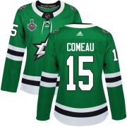Cheap Adidas Stars #15 Blake Comeau Green Home Authentic Women's 2020 Stanley Cup Final Stitched NHL Jersey