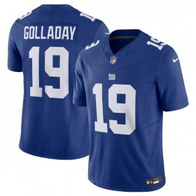 Wholesale Cheap Men\'s New York Giants #19 Kenny Golladay Blue 2023 F.U.S.E. Vapor Untouchable Limited Stitched Jersey