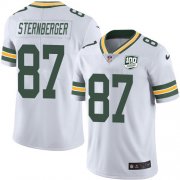 Wholesale Cheap Nike Packers #87 Jace Sternberger White Men's 100th Season Stitched NFL Vapor Untouchable Limited Jersey