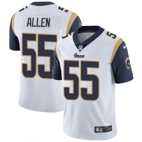 Wholesale Cheap Nike Rams #55 Brian Allen White Men\'s Stitched NFL Vapor Untouchable Limited Jersey