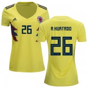 Wholesale Cheap Women's Colombia #26 A.Hurtado Home Soccer Country Jersey