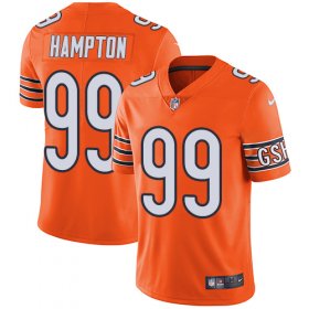 Wholesale Cheap Nike Bears #99 Dan Hampton Orange Men\'s Stitched NFL Limited Rush Jersey