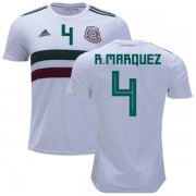 Wholesale Cheap Mexico #4 R.Marquez Away Kid Soccer Country Jersey