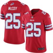 Wholesale Cheap Nike Bills #25 LeSean McCoy Red Men's Stitched NFL Elite Rush Jersey