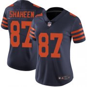 Wholesale Cheap Nike Bears #87 Adam Shaheen Navy Blue Alternate Women's Stitched NFL Vapor Untouchable Limited Jersey