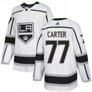 Wholesale Cheap Adidas Kings #77 Jeff Carter White Road Authentic Stitched Youth NHL Jersey