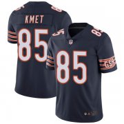 Wholesale Men's Chicago Bears #85 Cole Kmet Navy Vapor untouchable Limited Stitched NFL Jersey