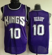 Wholesale Cheap Sacramento Kings #10 Mike Bibby Purple Swingman Jersey