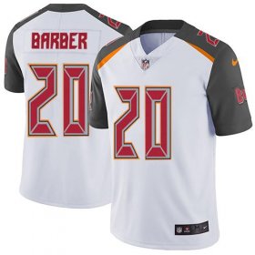 Wholesale Cheap Nike Buccaneers #20 Ronde Barber White Men\'s Stitched NFL Vapor Untouchable Limited Jersey