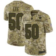 Wholesale Cheap Nike Cowboys #50 Sean Lee Camo Men's Stitched NFL Limited 2018 Salute To Service Jersey