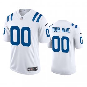 Wholesale Cheap Indianapolis Colts Custom Men\'s Nike White 2020 Vapor Limited Jersey