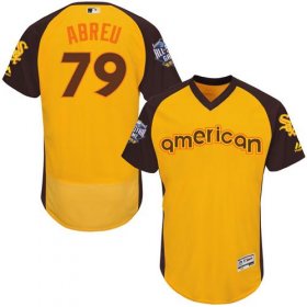 Wholesale Cheap White Sox #79 Jose Abreu Gold Flexbase Authentic Collection 2016 All-Star American League Stitched MLB Jersey