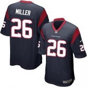 Wholesale Cheap Nike Texans #26 Lamar Miller Navy Blue Team Color Youth Stitched NFL Elite Jersey