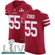 Wholesale Cheap Nike 49ers #55 Dee Ford Red Super Bowl LIV 2020 Team Color Men's Stitched NFL Vapor Untouchable Elite Jersey