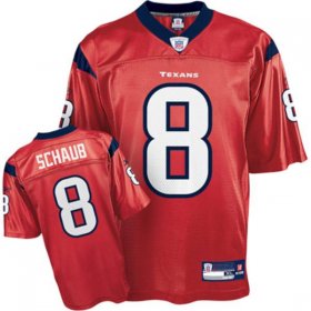 Wholesale Cheap Texans #8 Matt Schaub Red Stitched NFL Jersey
