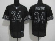 Wholesale Cheap Nike Bears #34 Walter Payton Black Shadow Men's Stitched NFL Elite Jersey