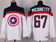 Wholesale Cheap Olympic Team USA #67 Max Pacioretty White Captain America Fashion Stitched NHL Jersey