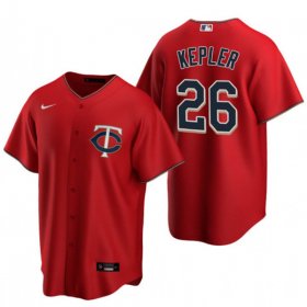 Wholesale Cheap Men\'s Minnesota Twins #26 Max Kepler Red Cool Base Stitched Jersey