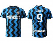 Wholesale Cheap Men 2020-2021 club Inter Milan home aaa versio 9 blue Soccer Jerseys