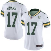 Wholesale Cheap Nike Packers #17 Davante Adams White Women's 100th Season Stitched NFL Vapor Untouchable Limited Jersey