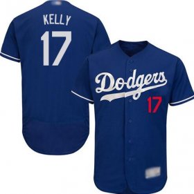 Men\'s Joe Kelly Royal Blue Alternate Jersey - #17 Baseball Los Angeles Dodgers Flex Base