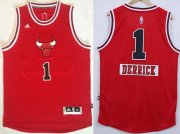 Wholesale Cheap Chicago Bulls #1 Derrick Rose Revolution 30 Swingman 2014 Christmas Day Red Jersey