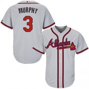 Wholesale Cheap Braves #3 Dale Murphy Grey Cool Base Stitched Youth MLB Jersey