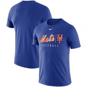 Wholesale Cheap New York Mets Nike MLB Practice T-Shirt Royal
