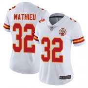 Wholesale Cheap Nike Chiefs #32 Tyrann Mathieu White Women's Stitched NFL Vapor Untouchable Limited Jersey