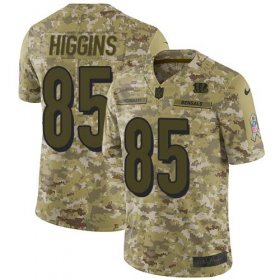 Wholesale Cheap Nike Bengals #85 Tee Higgins Camo Men\'s Stitched NFL Limited 2018 Salute To Service Jersey