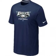 Wholesale Cheap Nike Philadelphia Eagles Critical Victory NFL T-Shirt Midnight Blue