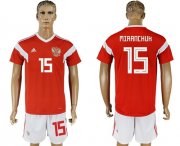 Wholesale Cheap Russia #15 Miranchuk Home Soccer Country Jersey