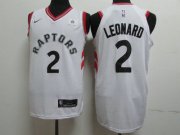 Wholesale Cheap Nike Toronto Raptors 2 Kawhi Leonard White NBA Authentic Association Edition Jersey