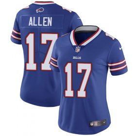 Wholesale Cheap Women\'s Bills #17 Josh Allen Blue Vapor Untouchable Limited Stitched NFL Jersey